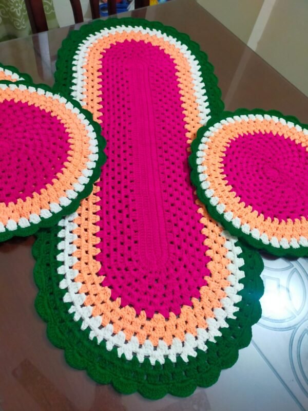 Water Melon Themed Table Runner (Pink)